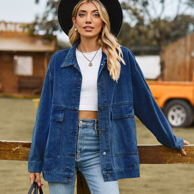 Vintage-inspired retro denim jacket showcasing classic style and timeless fashion appeal for all occasions