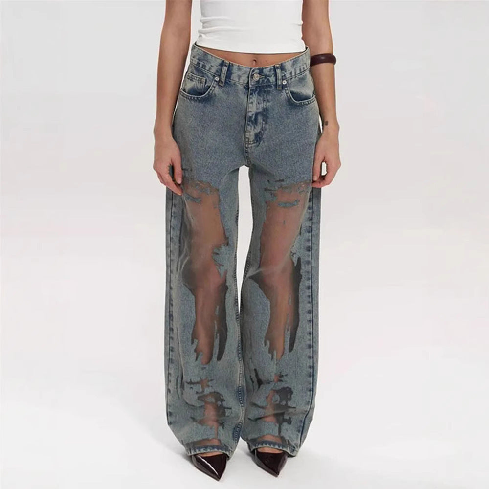 Retro straight-leg pants offering a timeless classic style with modern comfort and elegance