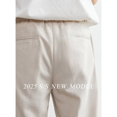 Men's straight drooping pants offering ultimate comfort for everyday wear in a stylish and relaxed fit.