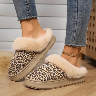 Cozy slippers providing warmth and comfort for indoor wear, perfect for relaxing at home in all seasons.