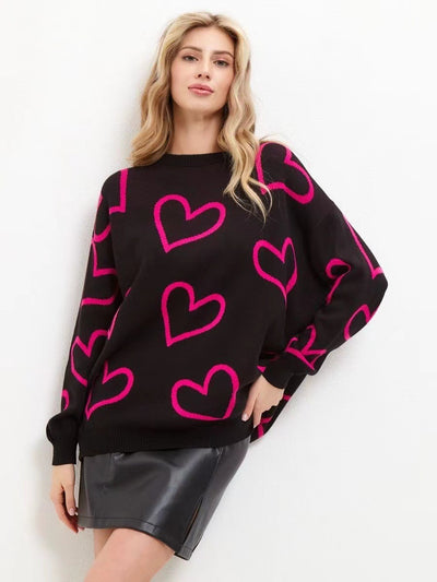 Detailed image of a cozy sweater perfect for cold weather, showcasing comfortable knitwear and warmth