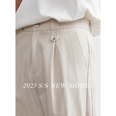 Men's straight drooping pants offering ultimate comfort for everyday wear in a stylish and relaxed fit.