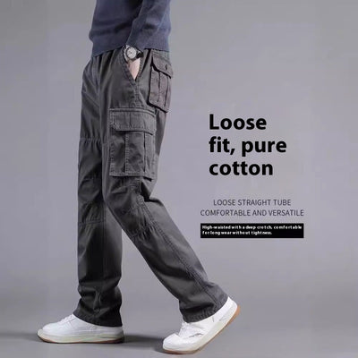 Plus size cargo pants designed for comfort and style, offering a versatile fit for all-day wear.
