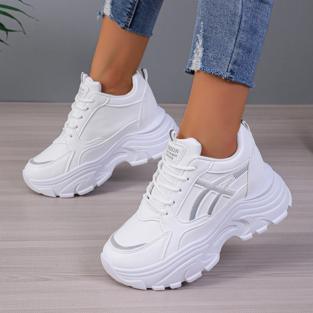 Stylish dad shoes and sneakers combination perfect for casual and comfortable everyday wear