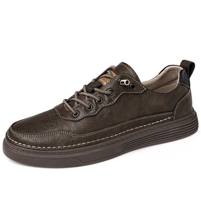 Elegant cowhide sports shoes combining durability and style for optimal athletic performance