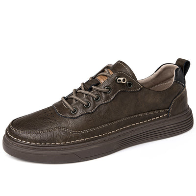 Elegant cowhide sports shoes combining durability and style for optimal athletic performance