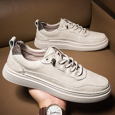 Elegant cowhide sports shoes combining durability and style for optimal athletic performance
