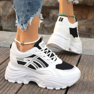 Stylish dad shoes and sneakers combination perfect for casual and comfortable everyday wear