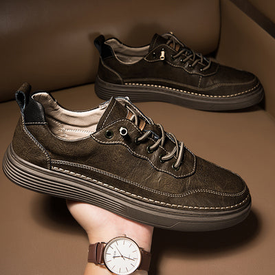 Elegant cowhide sports shoes combining durability and style for optimal athletic performance