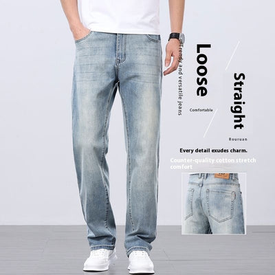 Loose straight summer thin blouse for breezy and comfortable warm-weather fashion