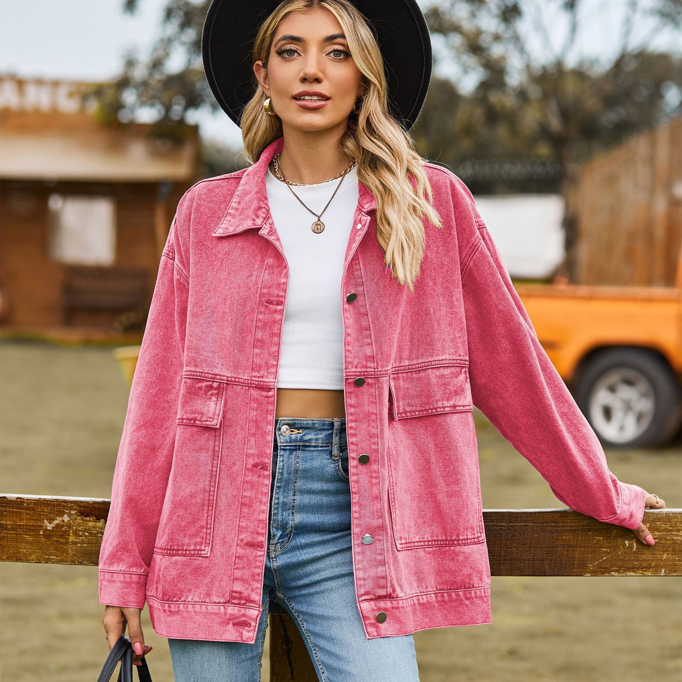 Vintage-inspired retro denim jacket showcasing classic style and timeless fashion appeal for all occasions