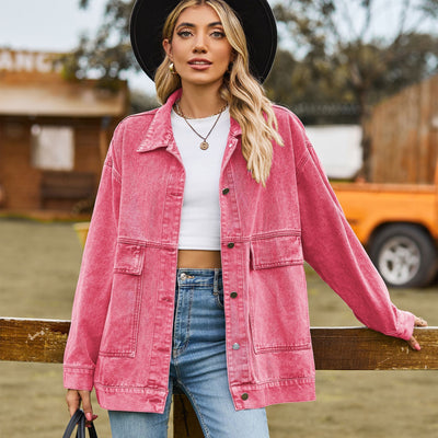 Vintage-inspired retro denim jacket showcasing classic style and timeless fashion appeal for all occasions