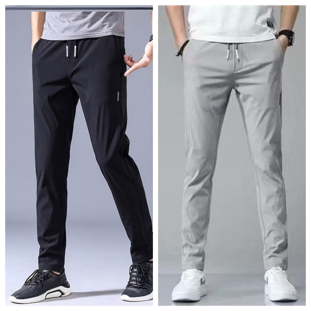Comfortable Korean sweatpants designed for casual and stylish wear, perfect for everyday comfort and fashion.
