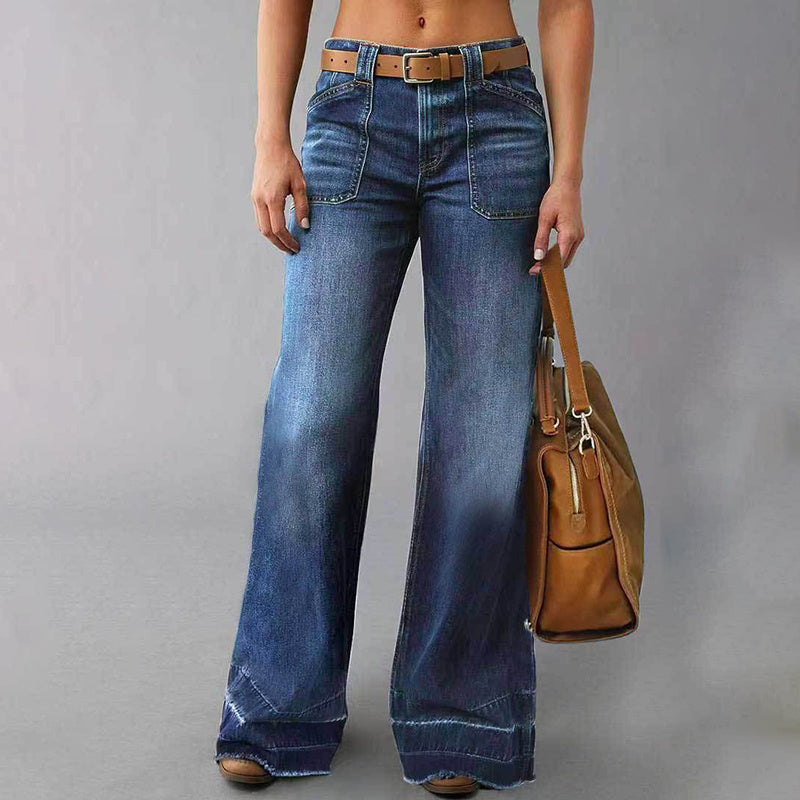 Elegant high-waisted wide leg pants for a comfortable yet stylish office look