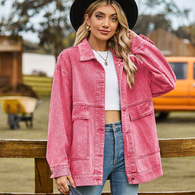 Vintage-inspired retro denim jacket showcasing classic style and timeless fashion appeal for all occasions