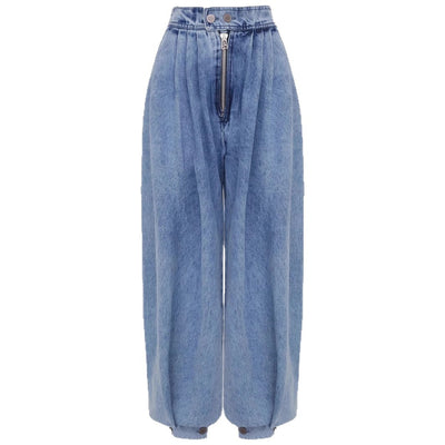 High waist trousers with elegant ankle-tied design for a sophisticated and modern look