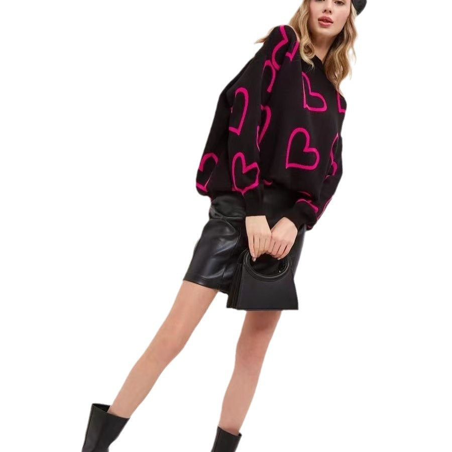 Detailed image of a cozy sweater perfect for cold weather, showcasing comfortable knitwear and warmth